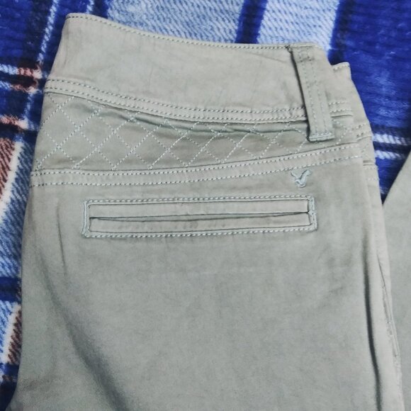 American Eagle Outfitters Super Stretch Moto Jeans Size 0 - Picture 5 of 10